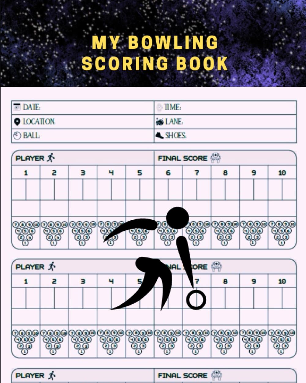 My Bowling Scoring Book: Game Record Keeper Notebook baixar livro de graça