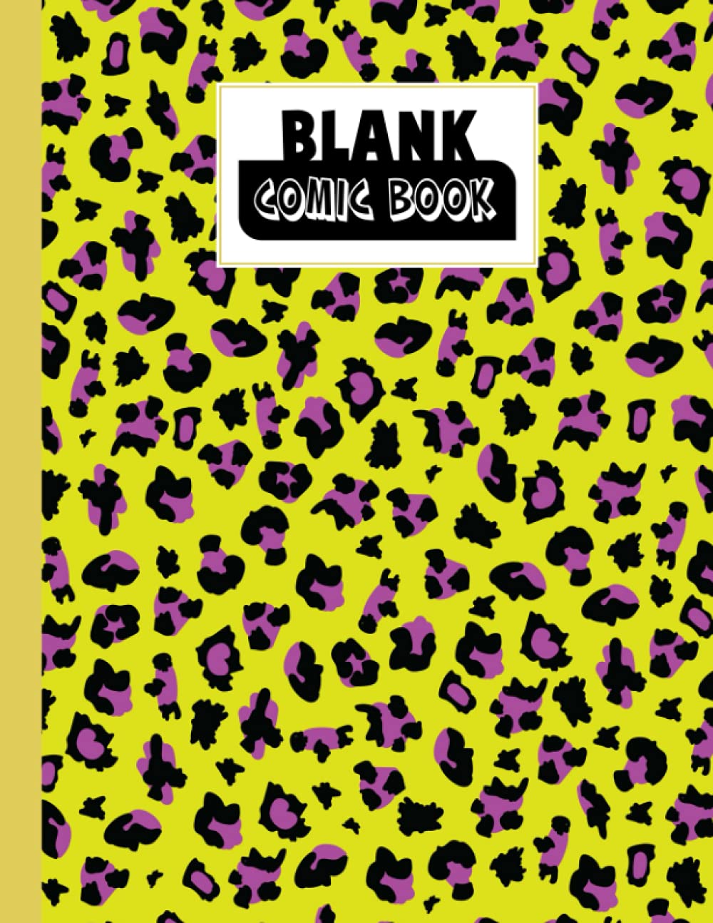 Blank Comic Book: Premium Camouflage Yellow Cover Blank Comic Book, Create Your Own Story, Journal, Notebook, Sketchbook for Kids and Adults, 120 Pages - Size 8.5" x 11" Notebook by Carmen Rapp baixar livro de graça