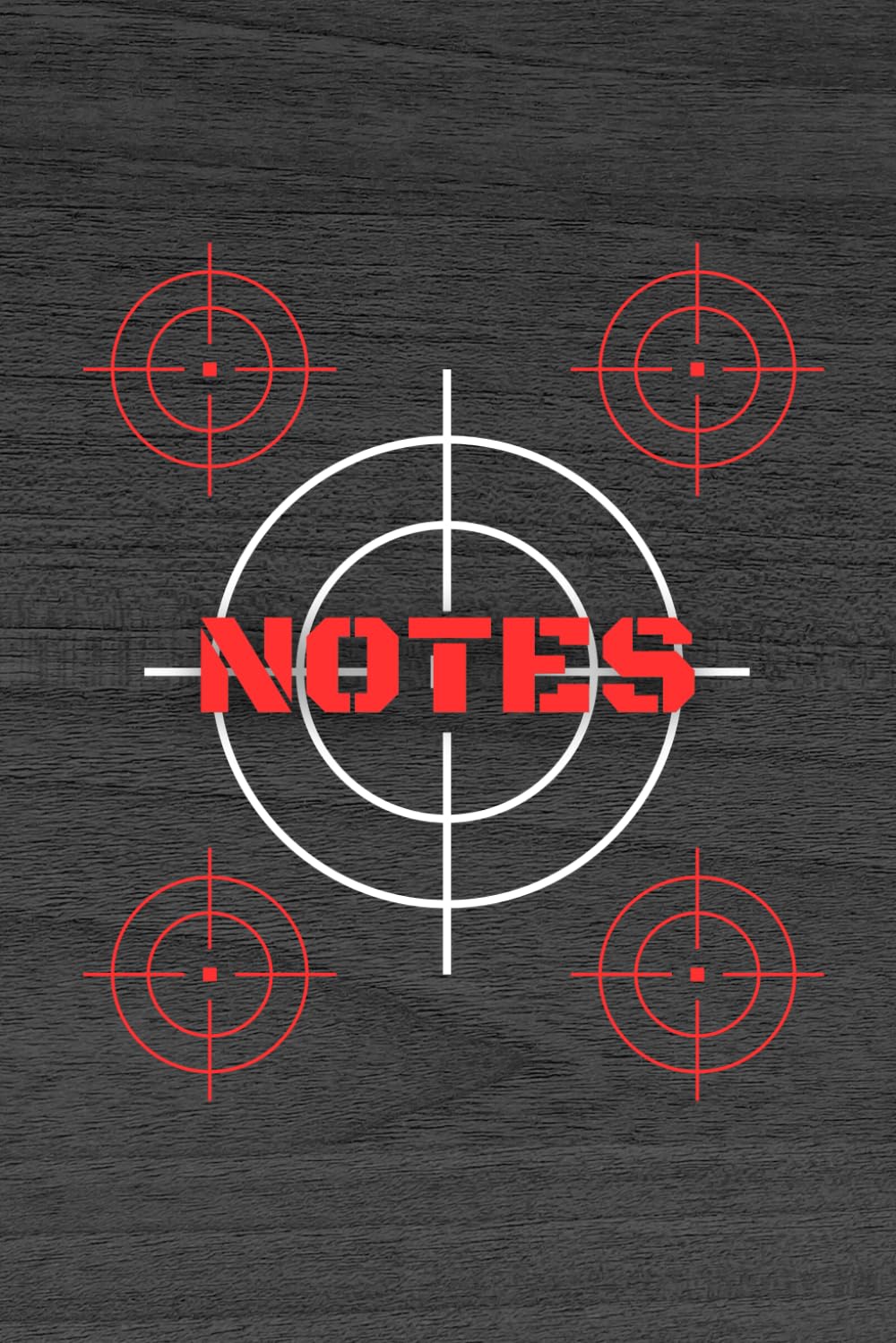 ler totalmente Lined Notebook Journal with Target Crosshairs Tactical Cover Design