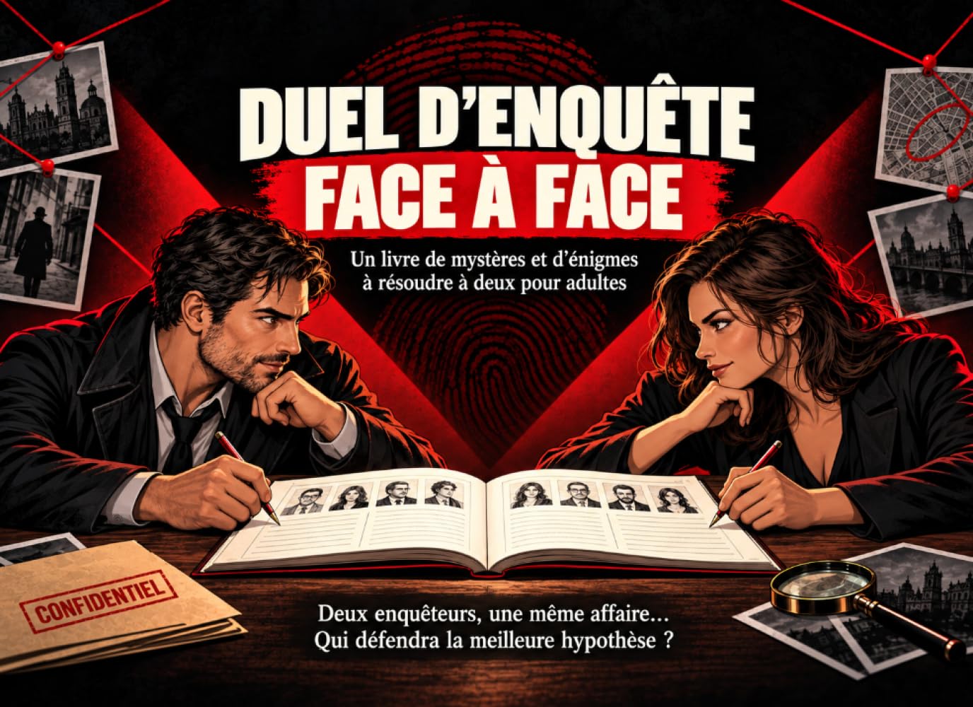 ler totalmente Duel d’enquête face à face: Un livre de mystères et d’énigmes à résoudre à deux pour adultes (French Edition)