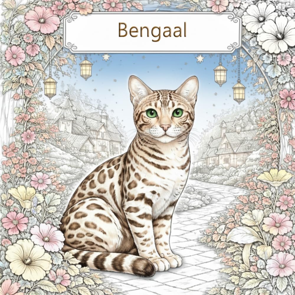 capítulo por capítulo baixar Prachtige Bengaal Katten – Kleurboek: Gedetailleerde en ontspannende ontwerpen – Kleurboek voor stressvermindering en mindfulness met prachtige kattenillustraties (Dutch Edition)