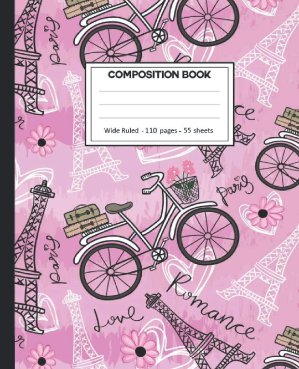 Composition Notebook: Composition Notebook with Paris for School. baixar livro de graça