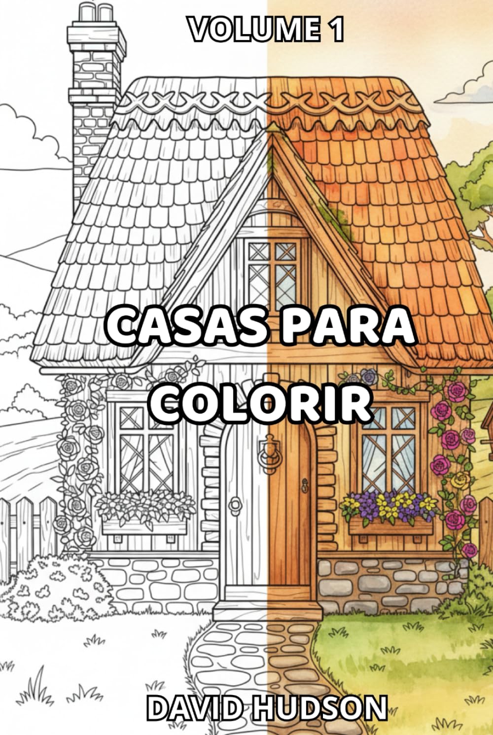 Casas Arquitetônicas para Colorir: Volume 1 (Série de Livros de Colorir: Arquitetura Encantada) (Portuguese Edition) baixar o livro de graça