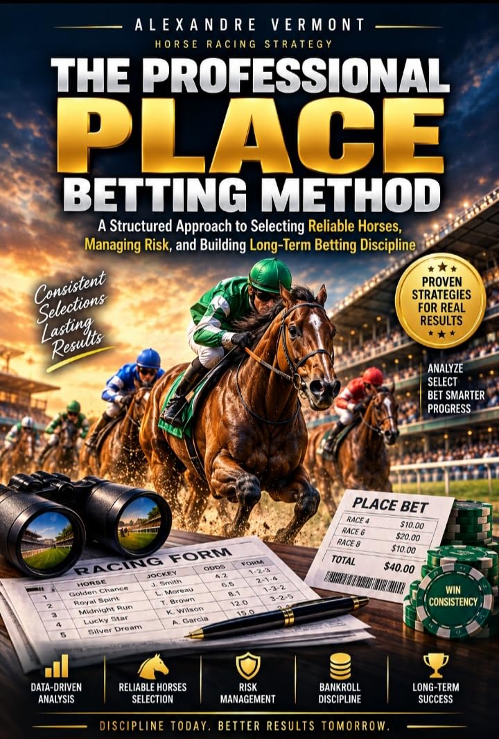 ler totalmente THE PROFESSIONAL PLACE BETTING METHOD: A Structured Approach to Selecting Reliable Horses, Managing Risk, and Building Long-Term Betting Discipline (English Edition)