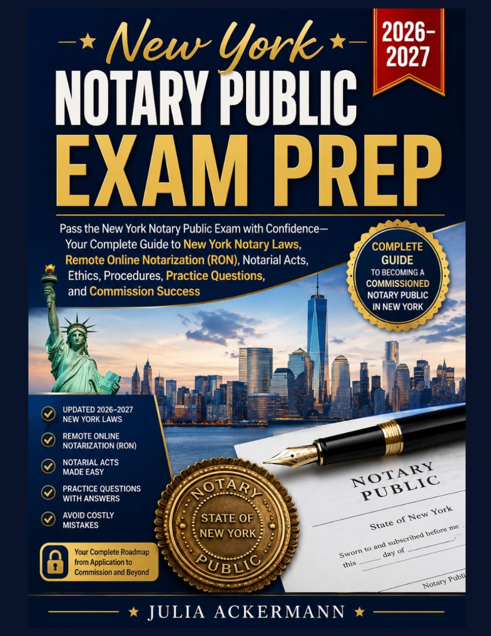 New York Notary Public Exam Prep 2026–2027: Pass the New York Notary Public Exam with Confidence—Your Complete Guide to New York Notary Laws, Remote... Practice Questions, and Commission Success baixar o livro de graça