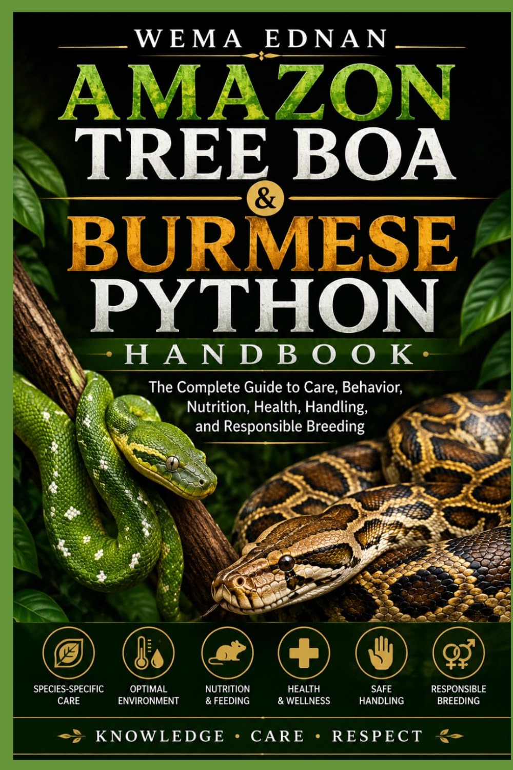 ler totalmente Amazon Tree Boa & Burmese Python Handbook: Amazon Tree Boa & Burmese Python Handbook