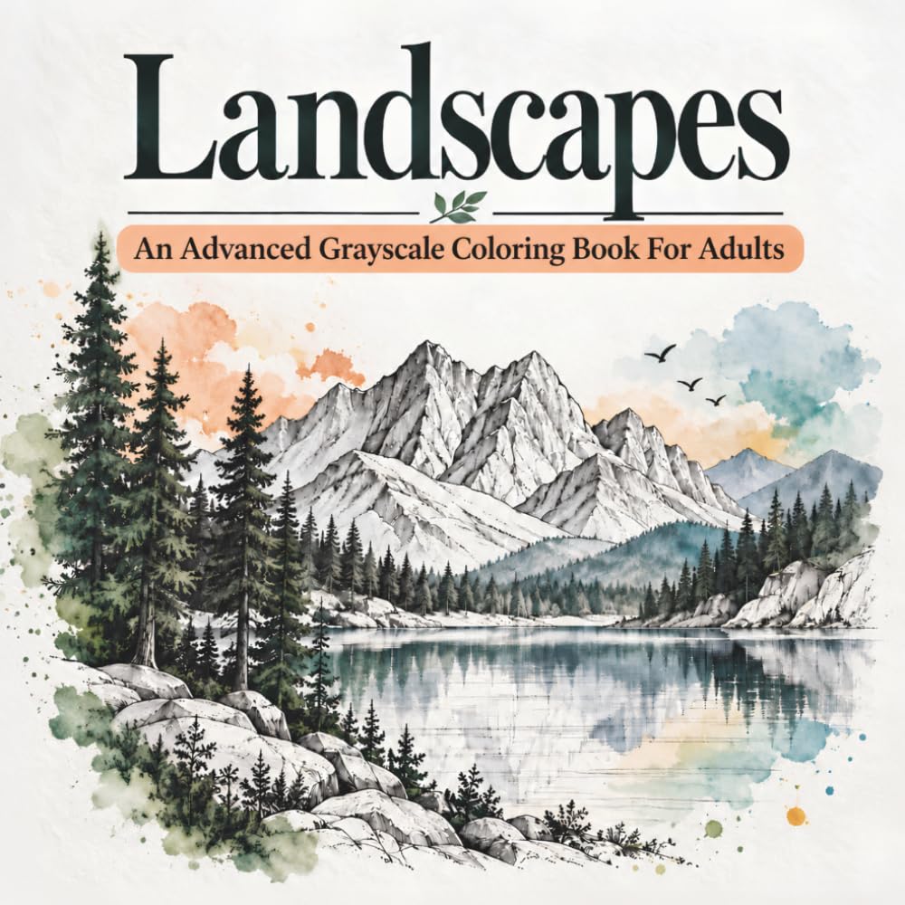 capítulo por capítulo baixar Landscapes: An Advanced Grayscale Coloring Book For Adults
