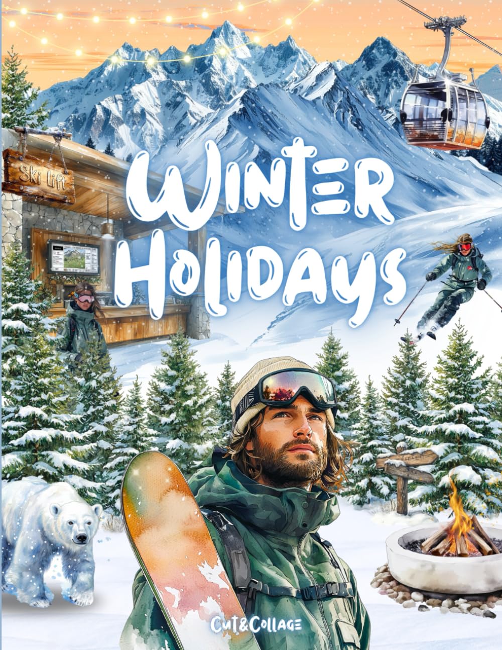 capítulo por capítulo baixar Winter Holidays Cut and Collage Ephemera Book: 250+ High-quality Images of adventurous Winter Outdoor Fun for Scrapbooking, Journaling, Collage Art, Mixed Media and more