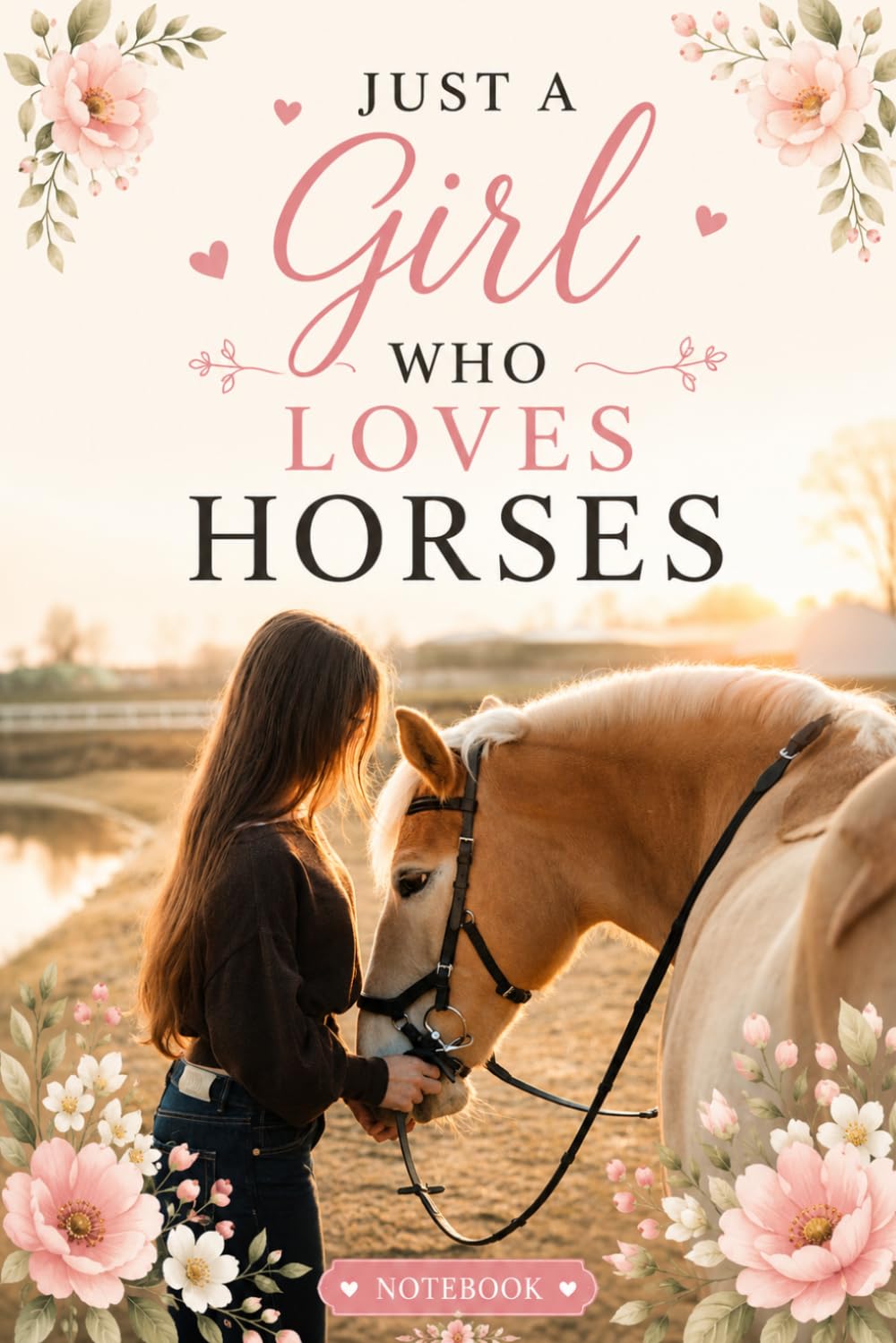ler totalmente Just a Girl Who Loves Horses: Elegant Horse Lover Notebook | A5 Lined Journal | 120 Pages | Perfect Gift for Horse Lovers