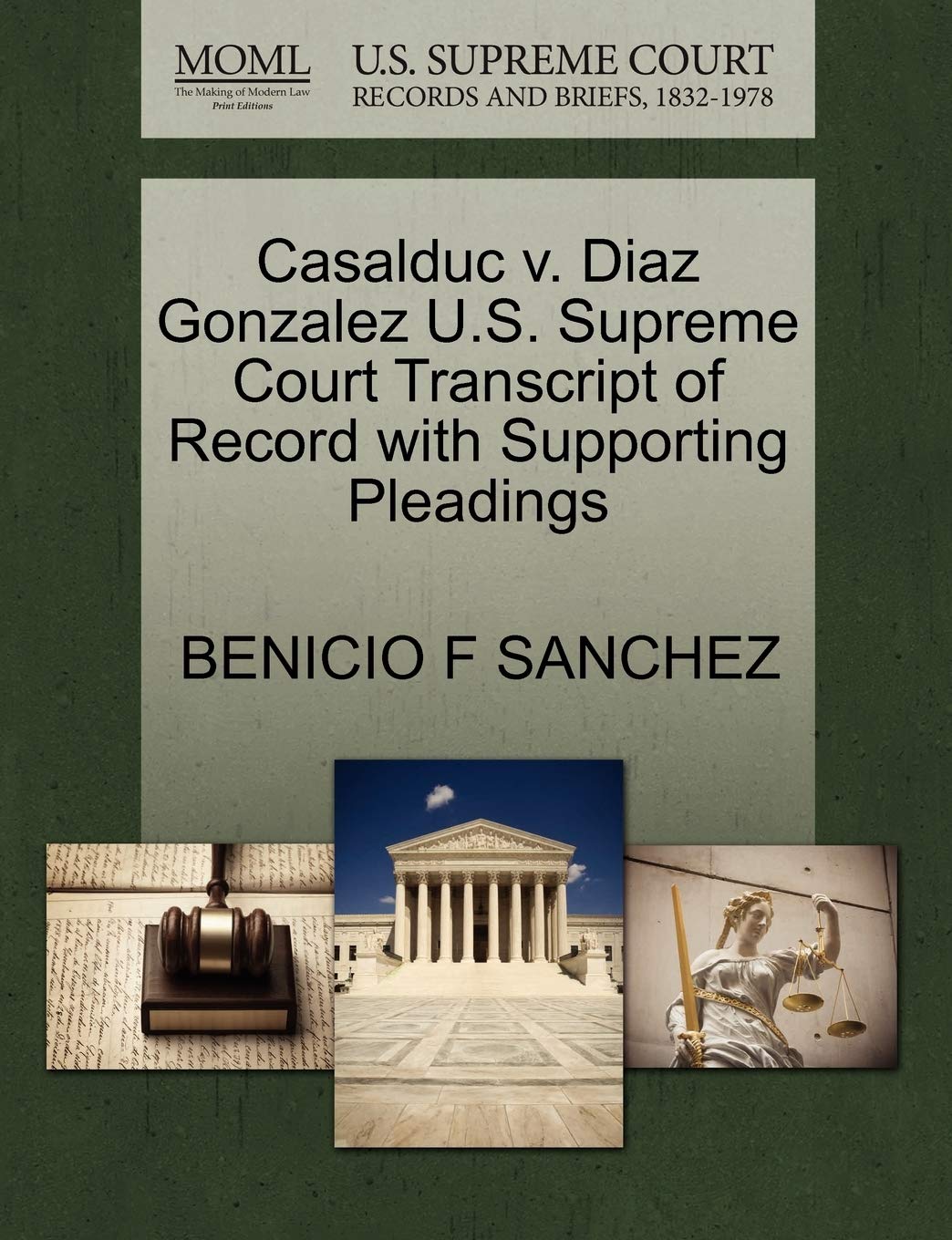 Casalduc v. Diaz Gonzalez U.S. Supreme Court Transcript of Record with Supporting Pleadings baixar livro de graça