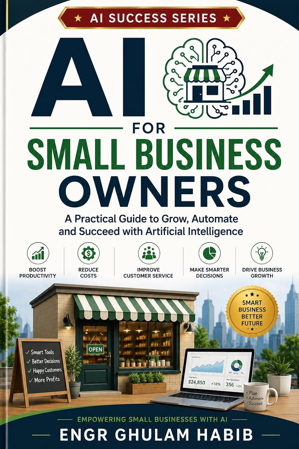 ler totalmente AI for Small Business Owners: Grow Faster, Save Time, and Increase Profits with Artificial Intelligence (AI Success Series Book 12) (English Edition)
