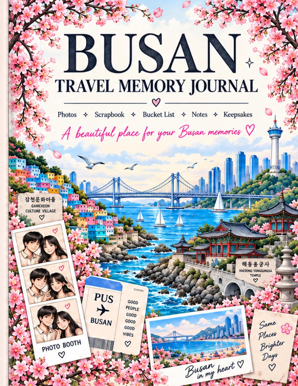 ler totalmente Busan Travel Memory Journal: Photos, Scrapbook, Bucket List, Notes & Keepsakes