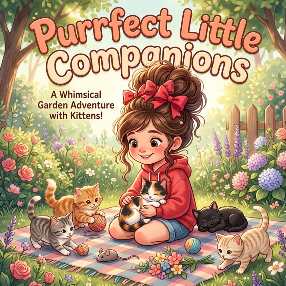 Purrfect Little Companions A Garden Coloring Book of Cute Kittens and Cats for Kids Teen Girls: A perfect Gift for Cat Lovers baixar livro de graça