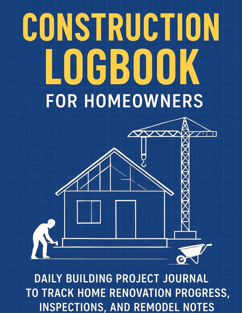 Daily Construction Log Book for Homeowners: Renovation, Remodeling, and Building Project Record | Track Daily Progress, Materials, Contractor Notes, and Inspections baixar livro de graça