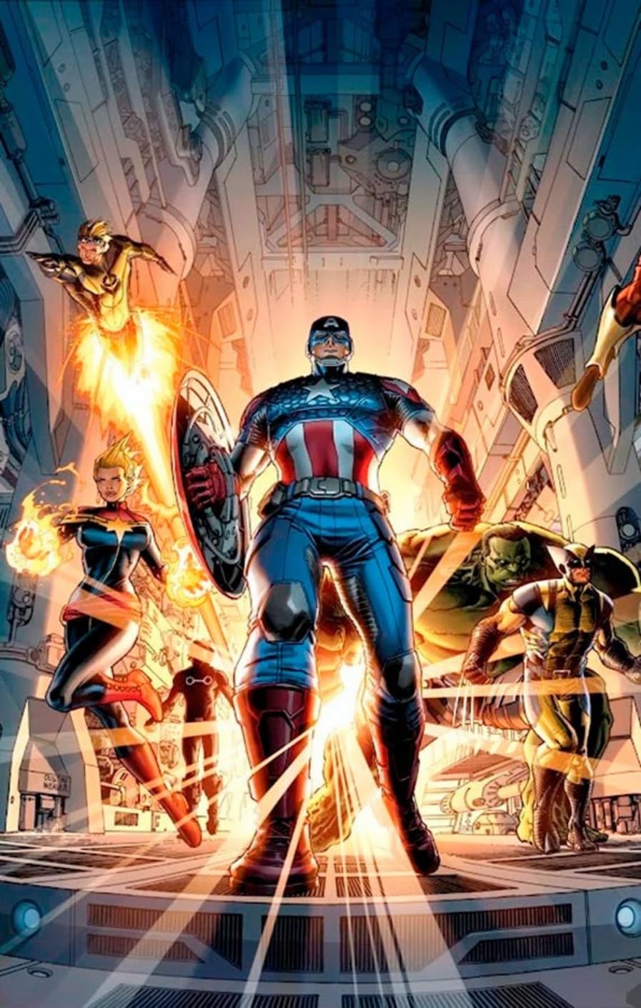 ler totalmente Coleção vingadores por jonathan hickman vol. 01