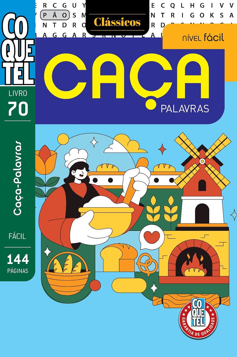 ler totalmente Livro Coquetel Caça Palavras 70: Nível Fácil
