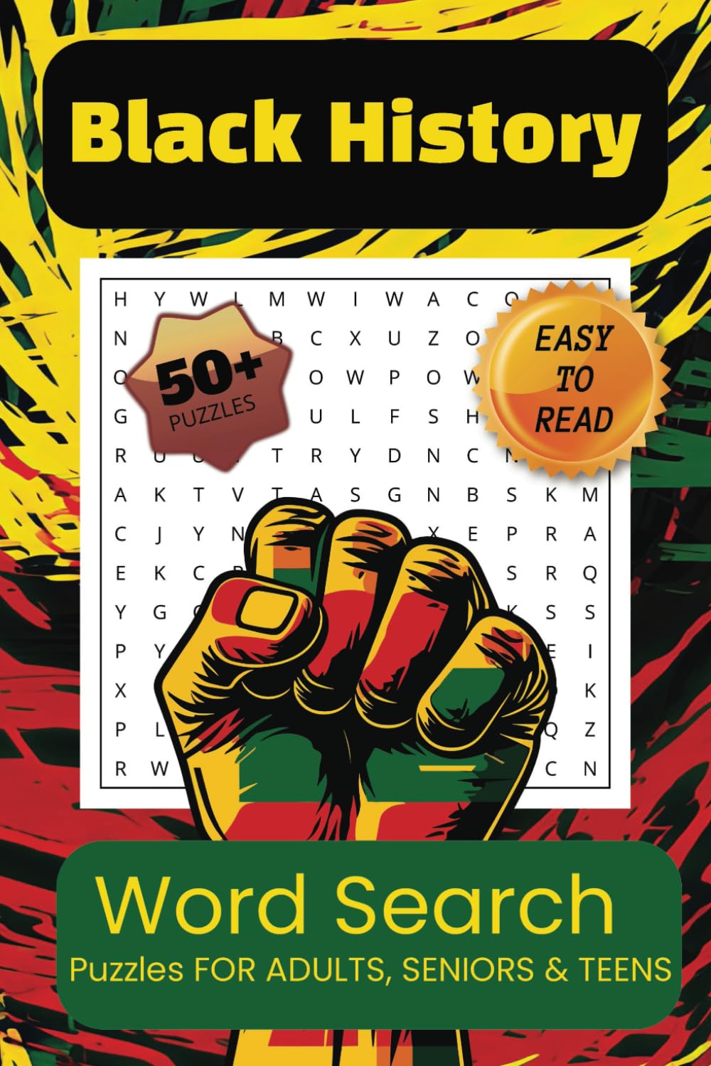 ler totalmente Black History Word Search Puzzles For Adults, Seniors and Teens: Word Searches with Easy to Read Print about Black History, African American, Black... Gift for Vacations, Holidays and Free Time