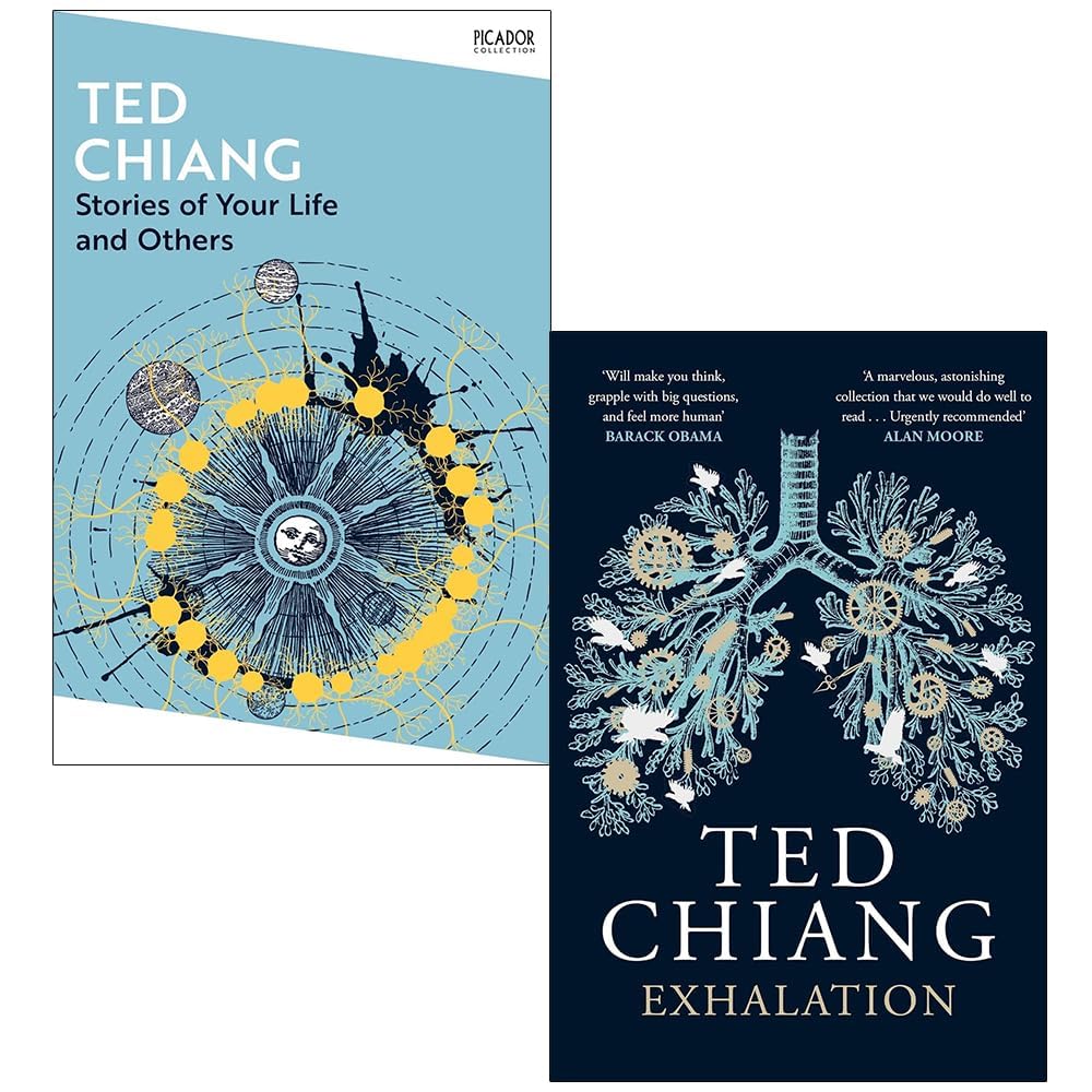 Ted Chiang 2 Books Collection Set (Stories of Your Life and Others, Exhalation)