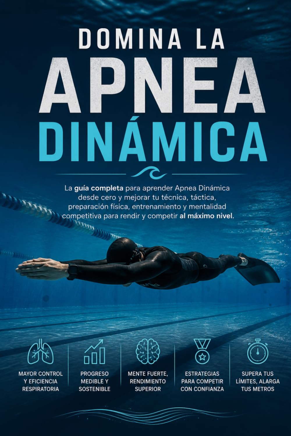 Domina la Apnea Dinámica: La guía completa para aprender Apnea Dinámica desde cero y mejorar tu técnica, táctica, preparación física, entrenamiento y... para rendir y competir (Spanish Edition) baixar livro de graça
