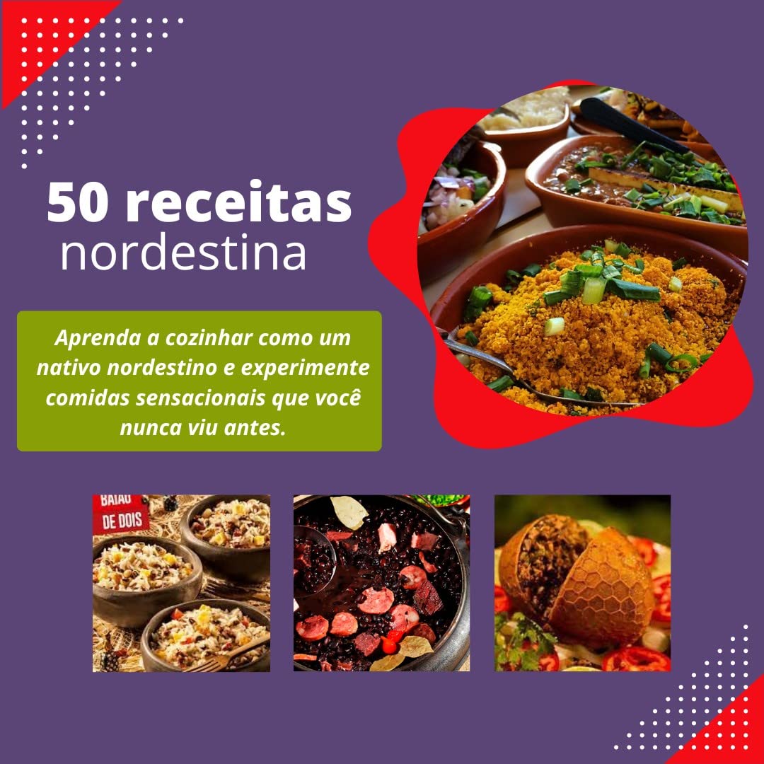50 Receitas Nordestina: "Delícias do Nordeste: 50 Receitas Tradicionais para Saborear e se Surpreender!" baixar o livro de graça