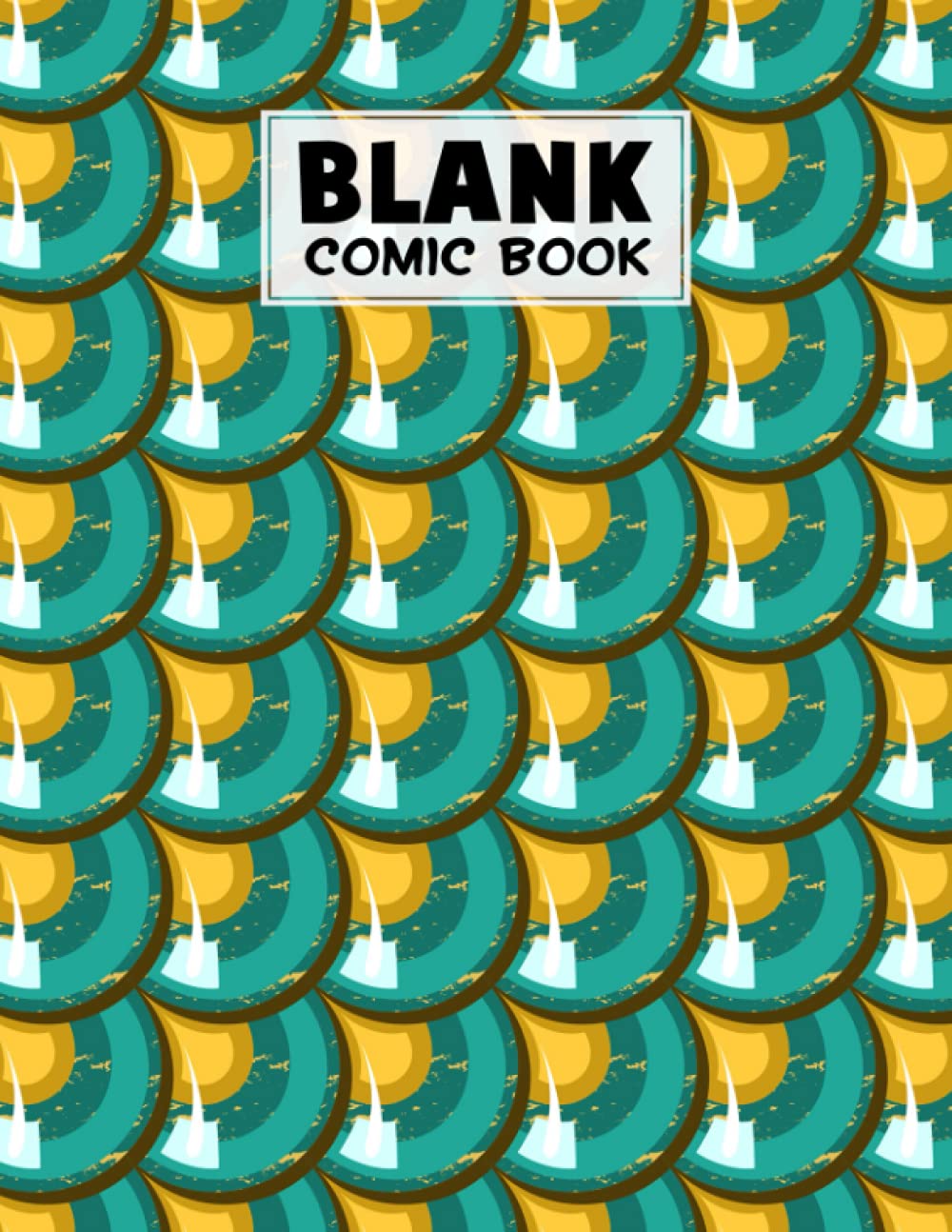 Blank Comic Book: Mermaid Glitter Scales Cover Blank Comic Book, Create Your Own Story, Journal, Notebook, Sketchbook for Kids and Adults, 120 Pages - Size 8.5" x 11" Notebook by Melanie Fleischer baixar o livro de graça