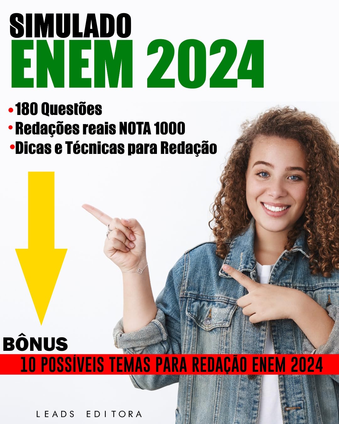 Teste prático para o ENEM: Redações Reais NOTA 1000, Temas possíveis para a Redação e 180 Questões Práticas baixar livro de graça