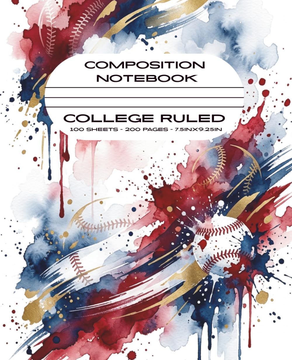 Vibrant Youth Baseball Composition Notebook 7.5"x9.25" composition notebook size • 200 pages (100 sheets) • College-ruled • Sports • Back to School: A... Writing, Game Plans and Everyday Thoughts baixar o livro de graça