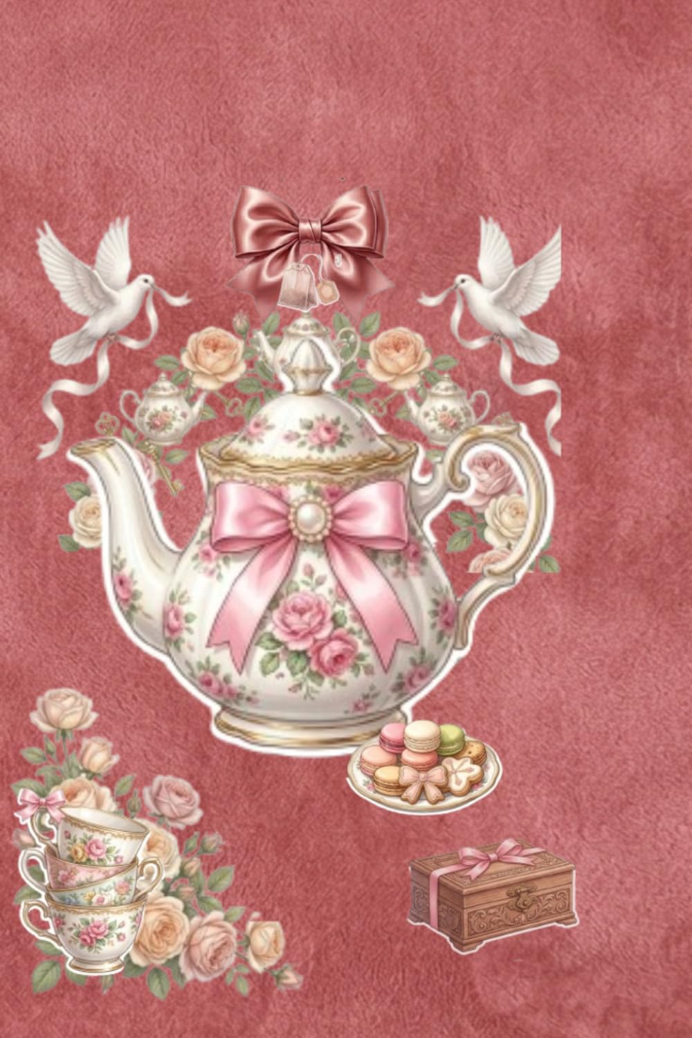 Tea Time: A Romanticized Music Box Journal: Whimsical Coquette Aesthetic Notebook for Tea Lovers and Vintage Souls baixar o livro de graça