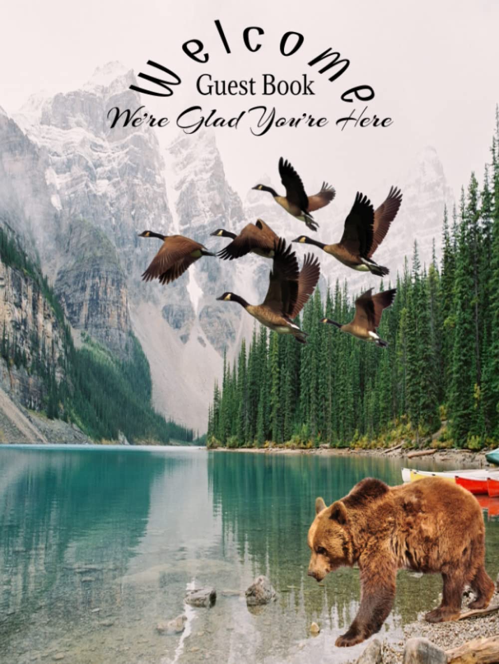ler totalmente WELCOME GUEST BOOK: Ideal for Rustic Airbnb Cabins, Mountain Vacation Rentals, Mountain, Lake or Countryside Bed & Breakfast, Lake Home Rentals. 8.25"... Design, Inviting to go on your coffee table!