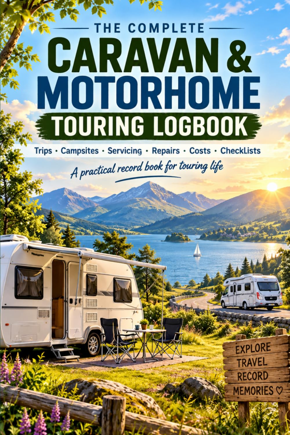 ler totalmente The Complete Caravan & Motorhome Touring Logbook: Trips, Campsites, Servicing, Repairs, Costs & Checklists