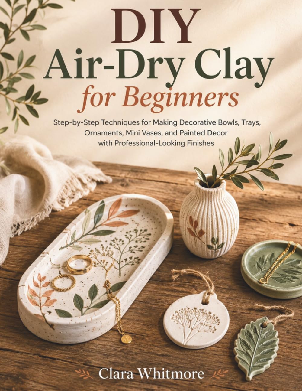 DIY Air-Dry Clay for Beginners: Step-by-Step Techniques for Making Decorative Bowls, Trays, Ornaments, Mini Vases, and Painted Decor with Professional-Looking Finishes baixar o livro de graça