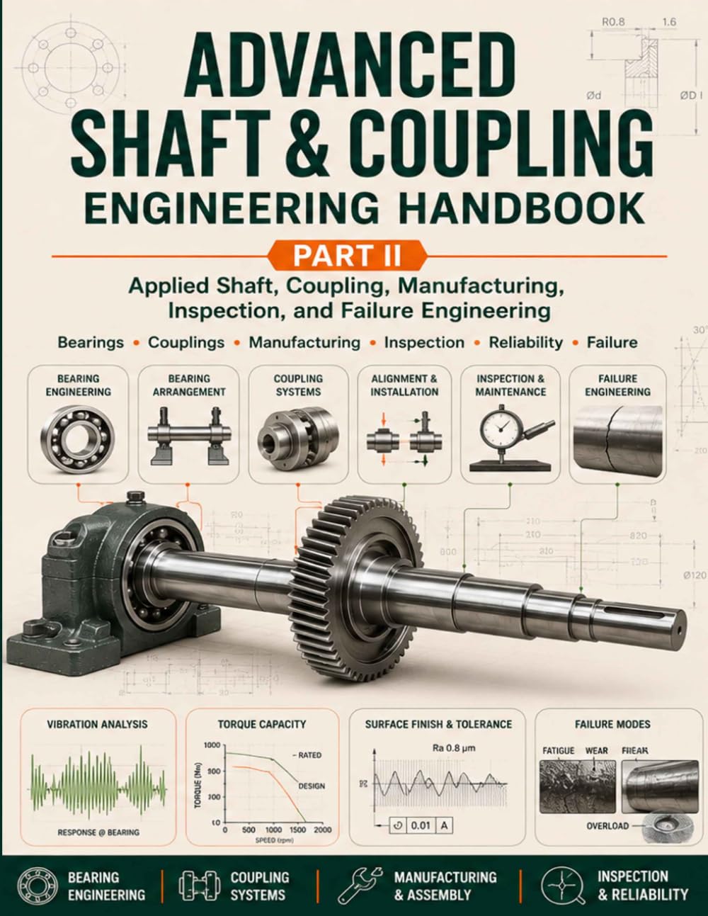 capítulo por capítulo baixar ADVANCED SHAFT & COUPLING ENGINEERING HANDBOOK-PART II: Applied Shaft, Coupling, Manufacturing, Inspection, and Failure Engineering