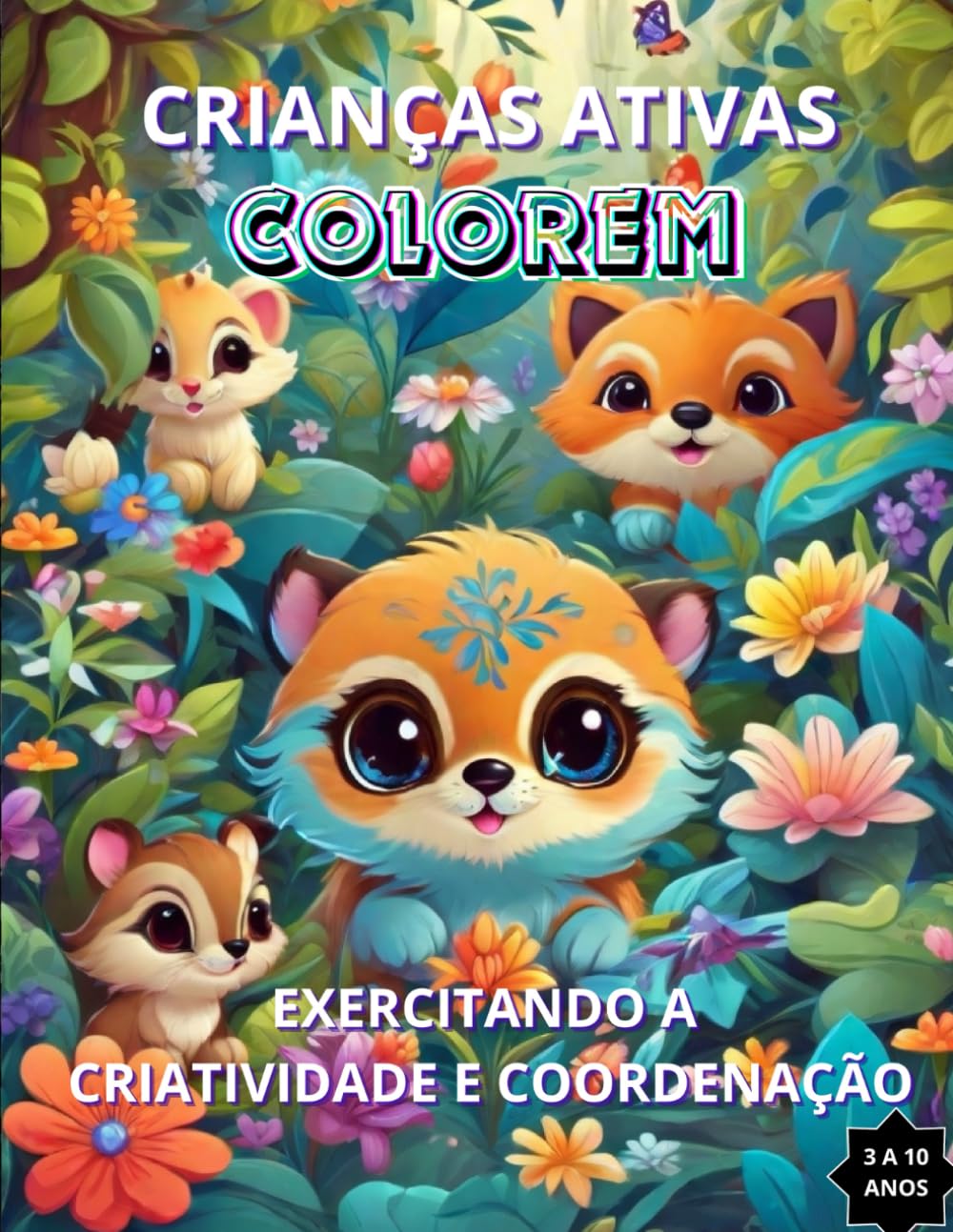 ler totalmente CRIANÇAS ATIVAS COLOREM: EXERCITE A CRIATIVIDADE E COORDENAÇÃO (Portuguese Edition)