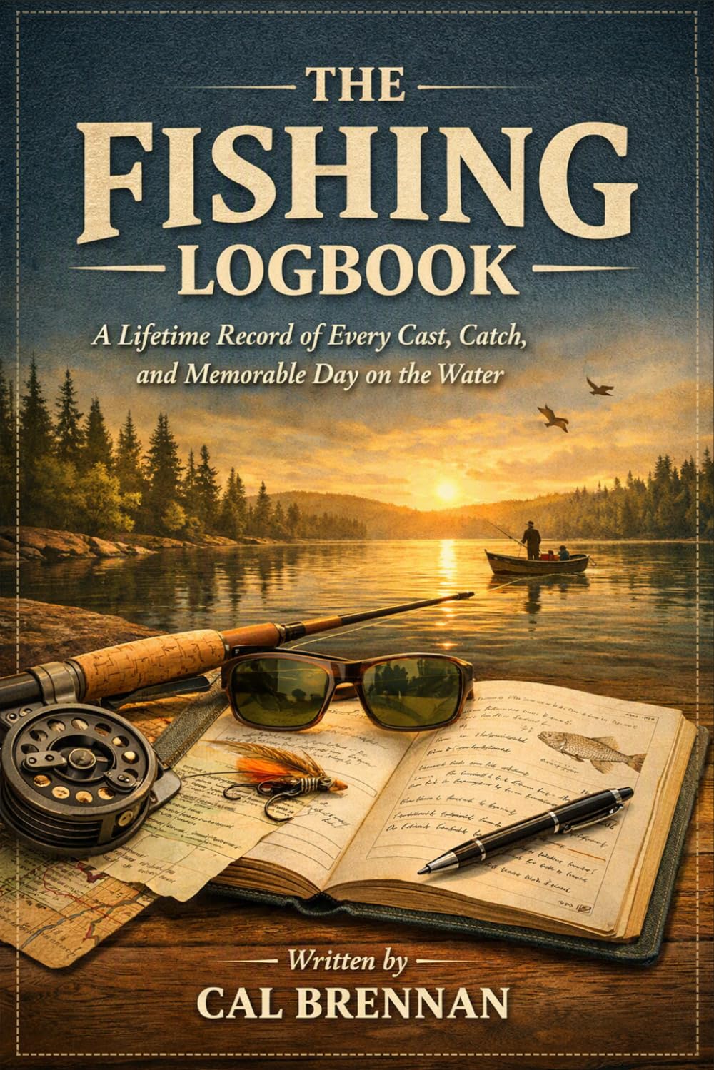 ler totalmente The Fishing Logbook: A Lifetime Record of Every Cast, Catch, and Memorable Day on the Water