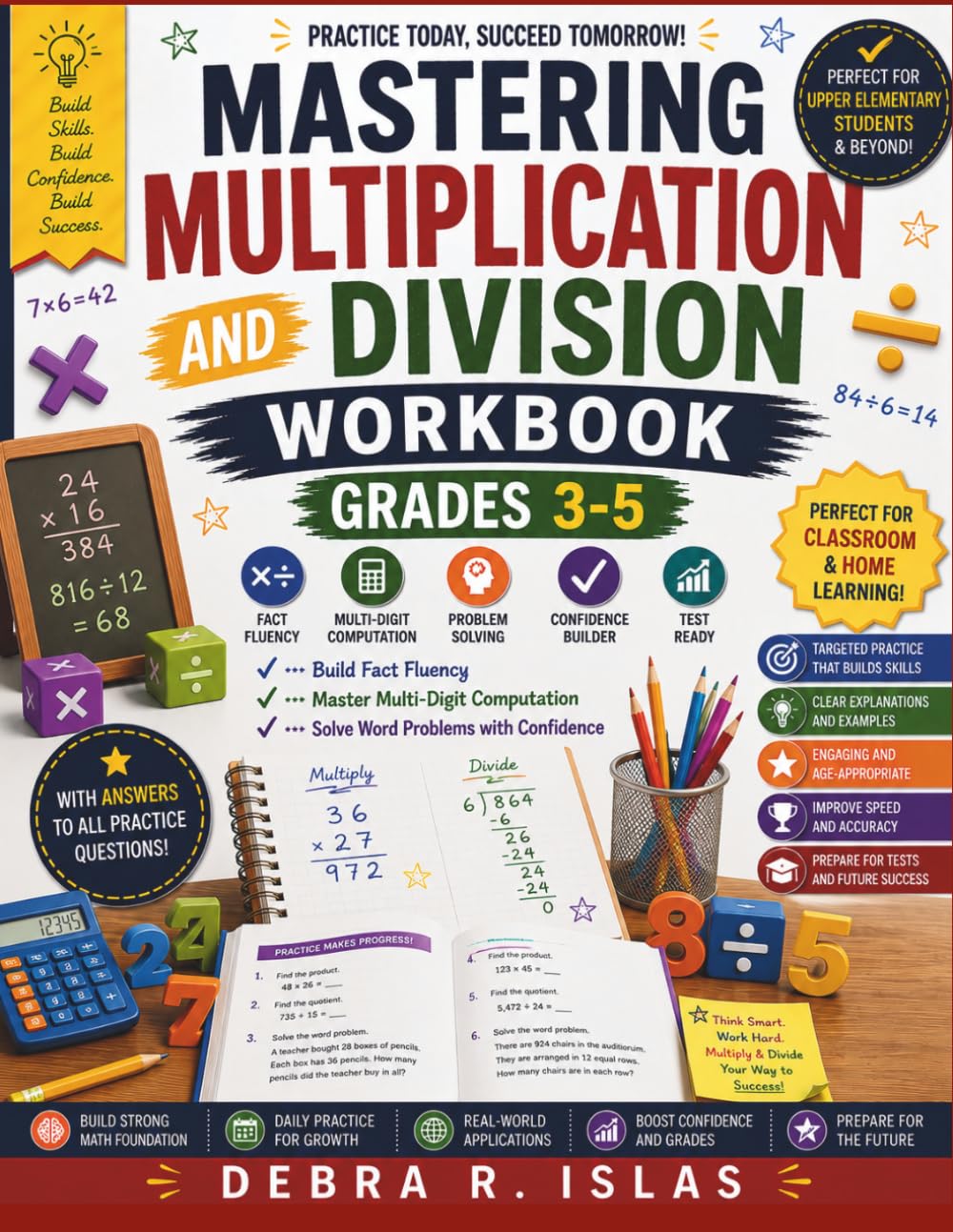 mastering multiplication and division Workbook Grades 3-5: Build Fact Fluency • Master Multi-Digit Computation • Solve Word Problems with Confidence. (The Empowered Student Series) baixar o livro de graça