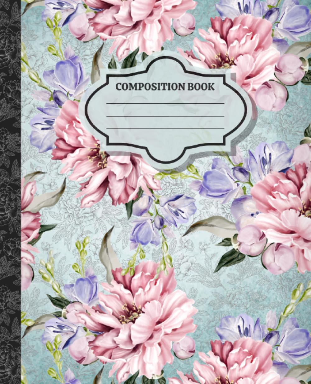 Composition Notebook College Ruled: Peony Paradise | Floral Aesthetic Journal For School, College, Office, or Work | 7.5" x 9.25" baixar livro de graça