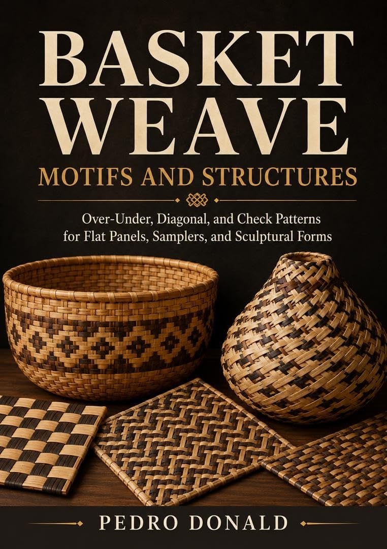 BASKET WEAVE MOTIFS AND STRUCTURES: Over-Under, Diagonal, and Check Patterns for Flat Panels, Samplers, and Sculptural Forms (English Edition) baixar livro de graça