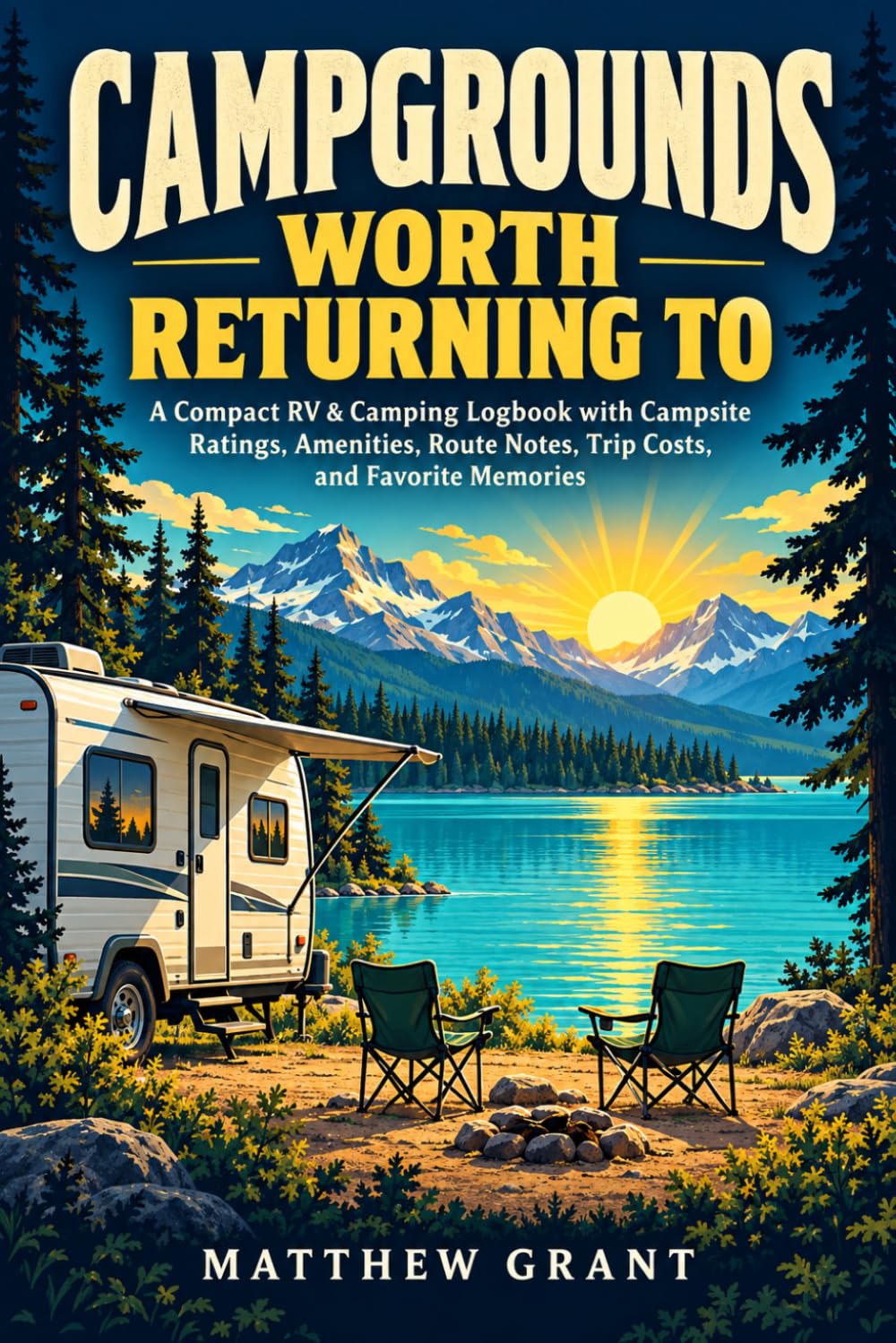 Campgrounds Worth Returning To: A Compact RV & Camping Logbook with Campsite Ratings, Amenities, Route Notes, Trip Costs, and Favorite Memories baixar o livro de graça