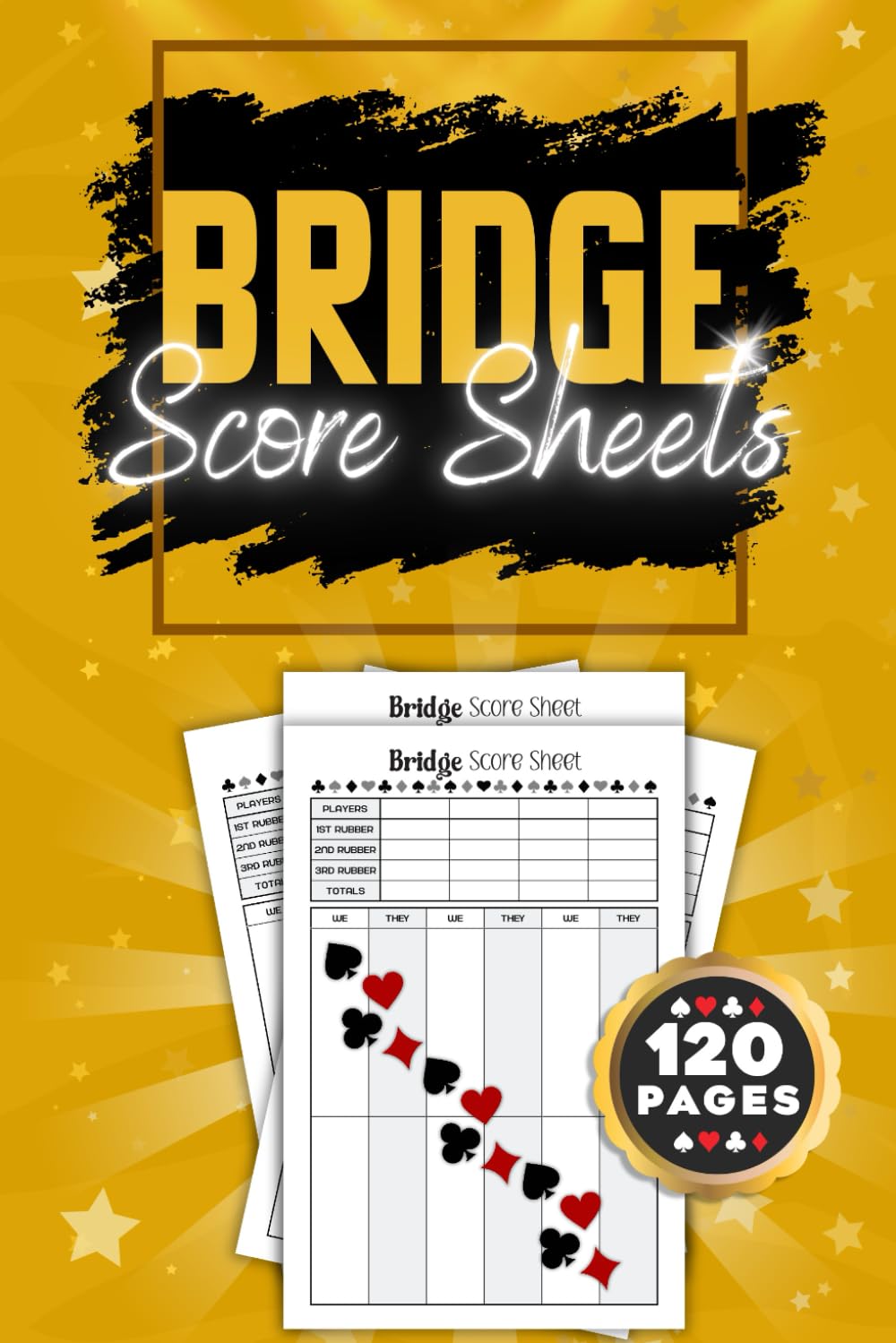 Bridge Score Sheets: Bridge Scoring Pages, 6×9 Inches, 120 Pages | Includes Rubber and Totals Tracking baixar o livro de graça