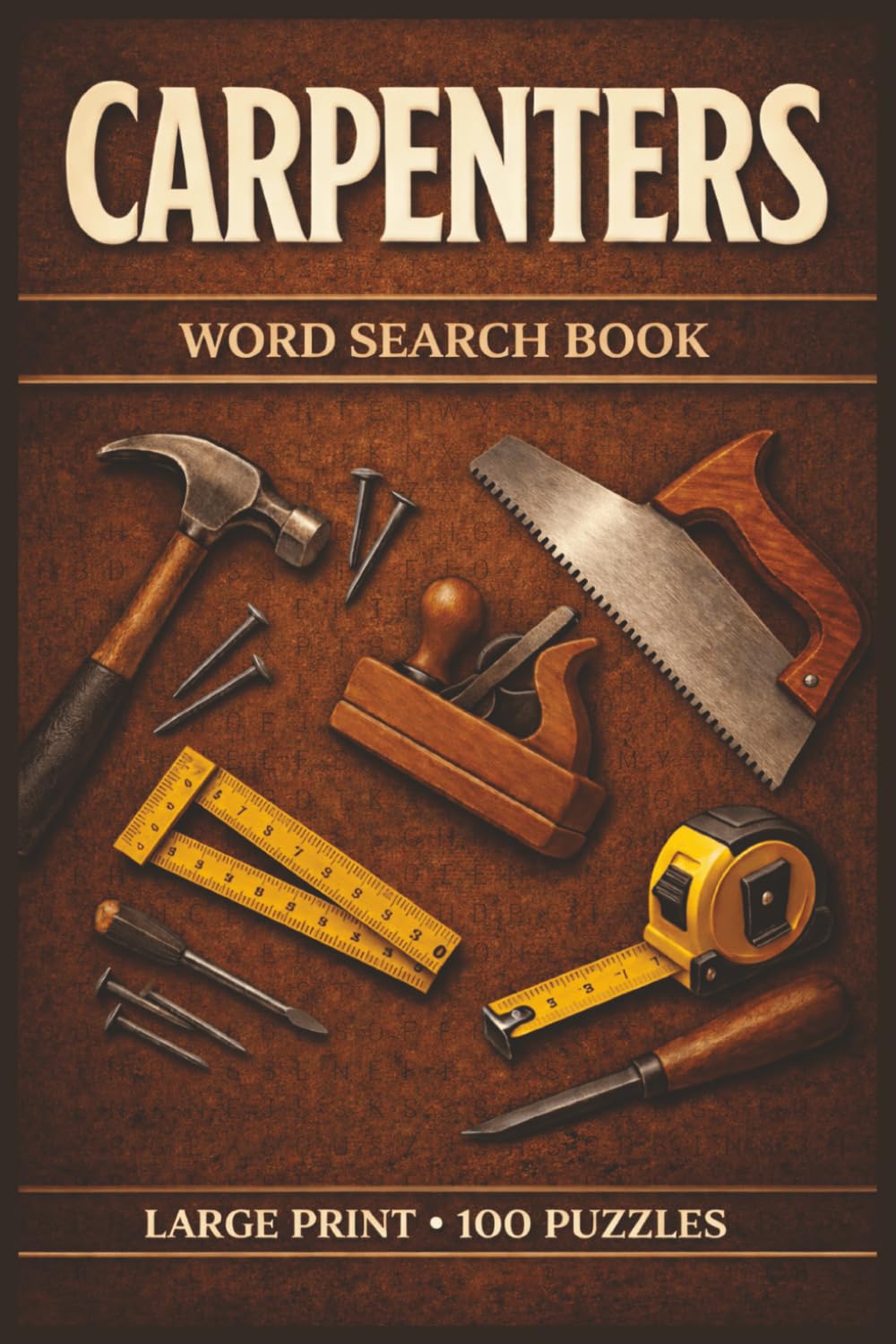 Carpenters Word Search Book: Large Print Puzzle Collection with 100 Word Searches on Tools, Woodworking, Construction, Carpentry Skills, and Workshop Life baixar o livro de graça