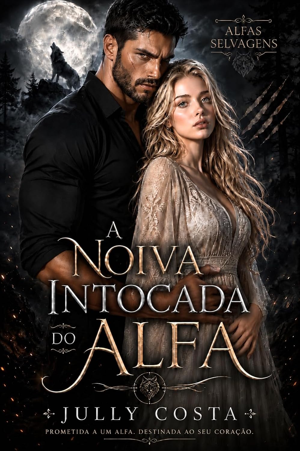 ler totalmente A Noiva Intocada do Alfa: Um dark romance com lobisomem possessivo (Alfas Selvagens)