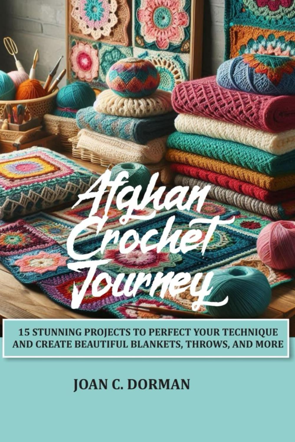 ler totalmente AFGHAN CROCHET JOURNEY: 15 STUNNING PROJECTS TO PERFECT YOUR TECHNIQUE AND CREATE BEAUTIFUL BLANKETS, THROWS, AND MORE