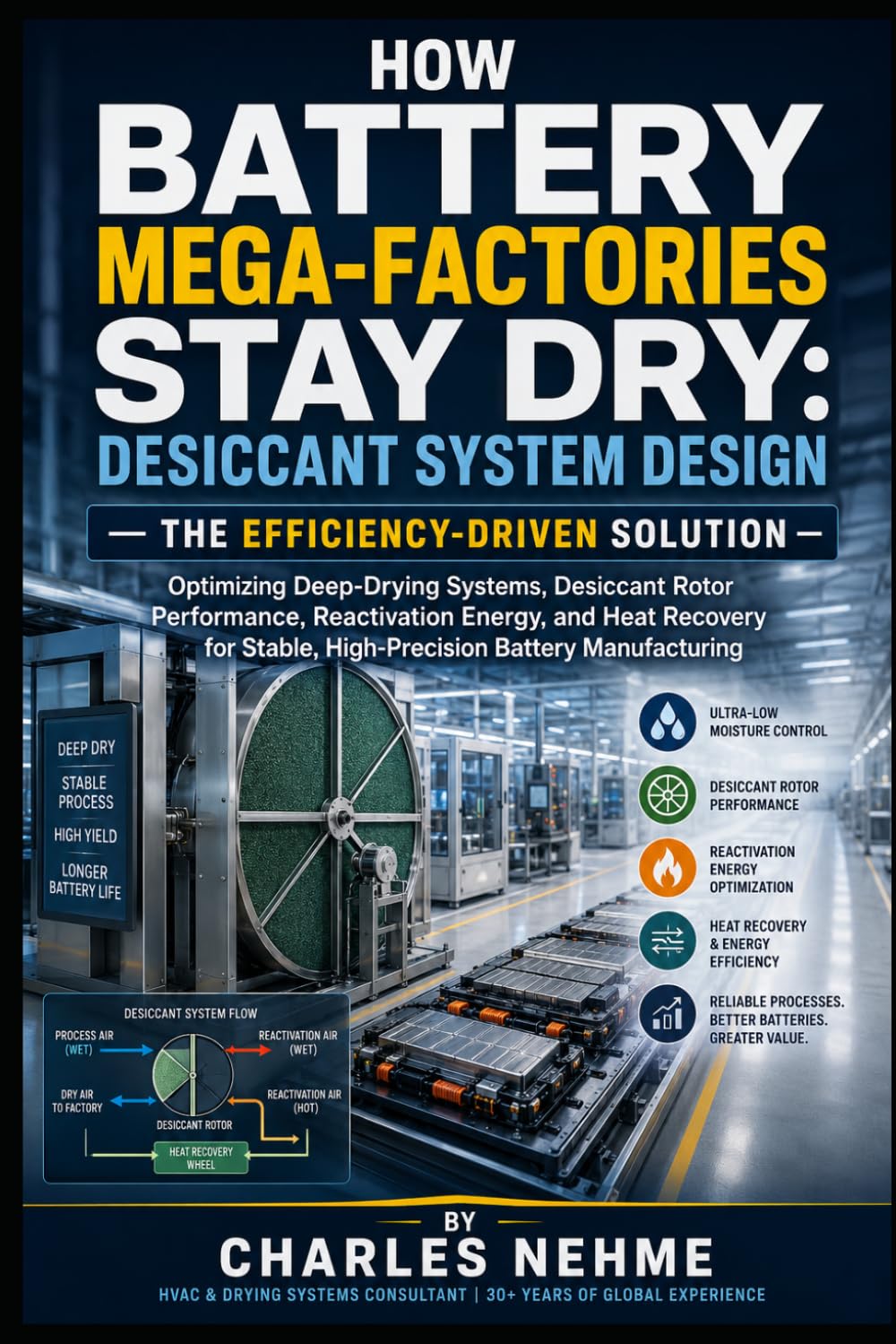 capítulo por capítulo baixar How Battery Mega-Factories Stay Dry: Desiccant System Design-The Efficiency-Driven Solution: Optimizing Deep-Drying Systems, Desiccant Rotor... Stable, High-Precision Battery Manufacturing