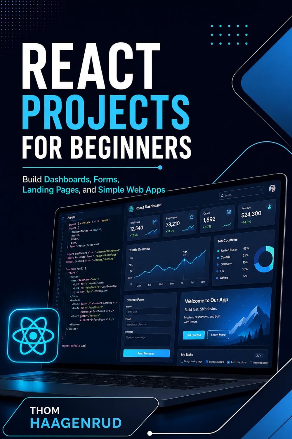 React Projects for Beginners: Build Dashboards, Forms, Landing Pages, and Simple Web Apps (English Edition) baixar o livro de graça