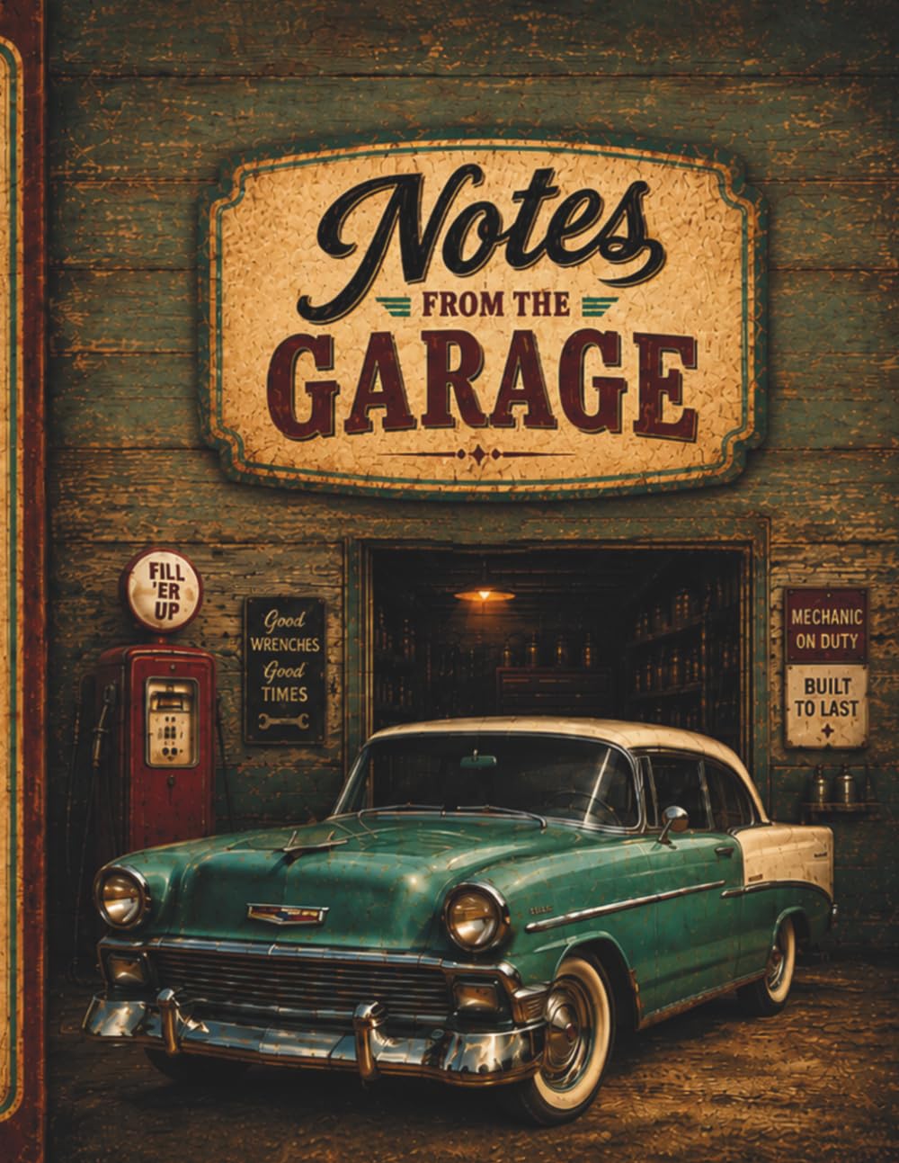 capítulo por capítulo baixar Notes from the Garage: A Vintage Car & Garage Themed Lined Notebook for Classic Car Lovers, Mechanics and Gearheads