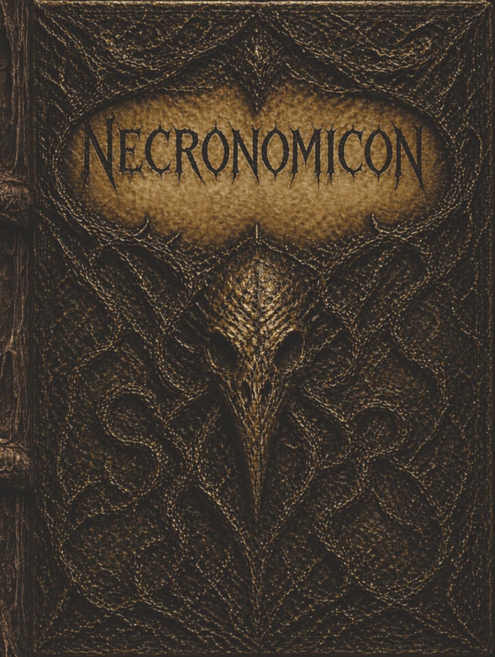 capítulo por capítulo baixar NECRONOMICON • Giant 200 Page Journal Book: A Dark Gothic Notebook Inspired By Ancient Occult Tomes | Creepy Horror Aesthetic Diary For Writing, Notes, & Creativity | 8.25x11 Inches | 200 Pages