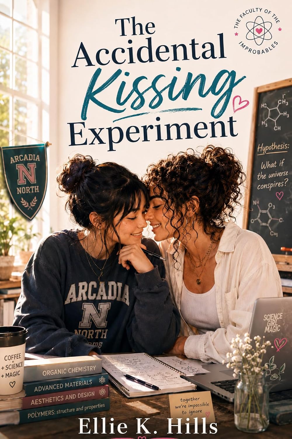 ler totalmente The Accidental Kissing Experiment: A Sapphic STEM Romantic Comedy (The Improbables Club Book 2) (English Edition)