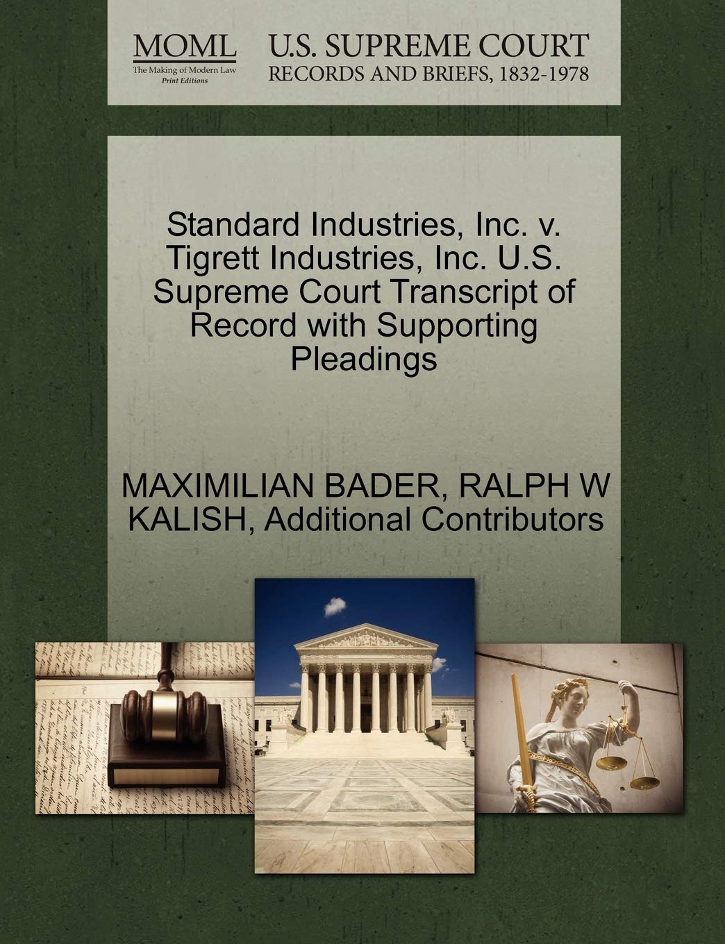 Standard Industries, Inc. v. Tigrett Industries, Inc. U.S. Supreme Court Transcript of Record with Supporting Pleadings baixar o livro de graça