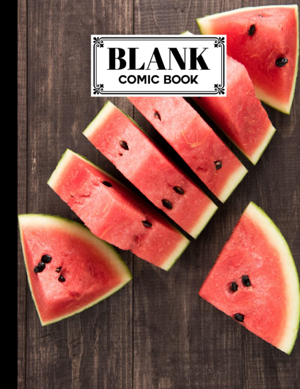 capítulo por capítulo baixar Blank Comic Book: Watermelon Cover, Draw Your Own Comics - 120 Pages of Fun and Unique Templates - A Large 8.5" x 11" Notebook by Margarita Zeller