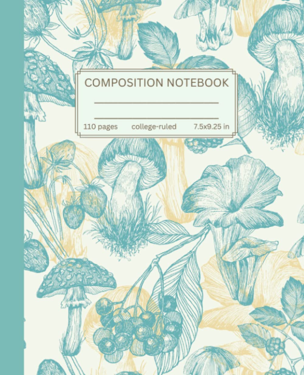 capítulo por capítulo baixar Composition Notebook College Ruled: Cute Mushrooms and Berries Design, Part of the Vintage Nature Series, Journal For School, College, Office, Work